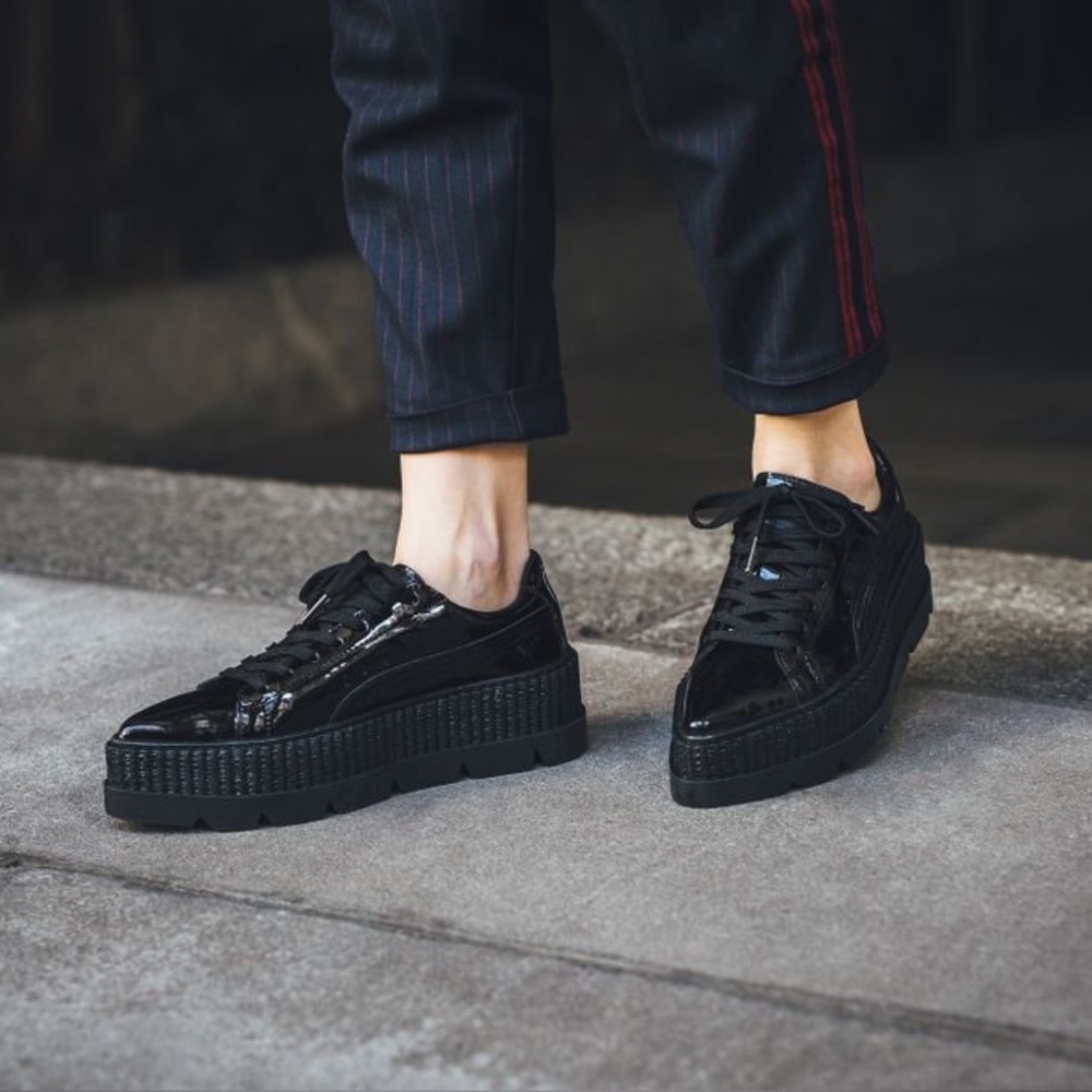 Fenty Puma Pointy Patent Platform Creepers - Picture 4 of 10